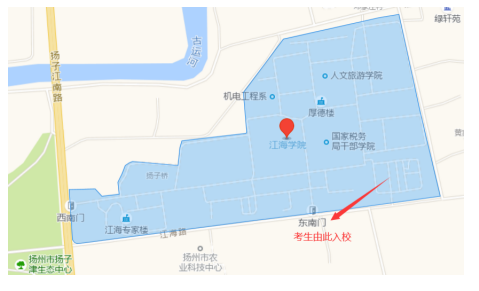 05考點(diǎn)-江海學(xué)院（揚(yáng)子江南路5號）